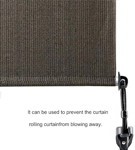 Miniatura 5 de Litong - Kit de bungee, piezas de repuesto universales para parasoles interiores y exteriores o persianas enrollables (negro)