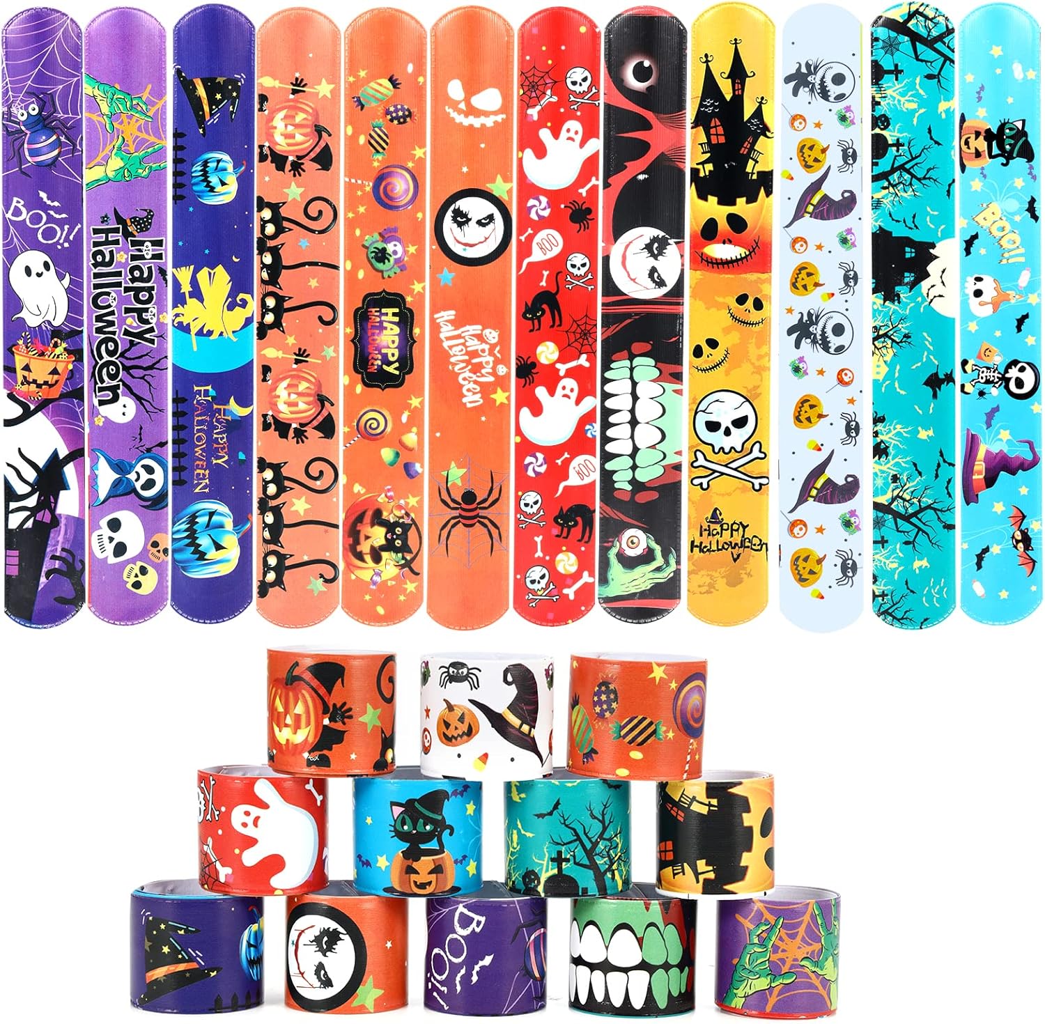 yumcute 36Pcs Halloween Party Bag Fillers for Kids Halloween Slap