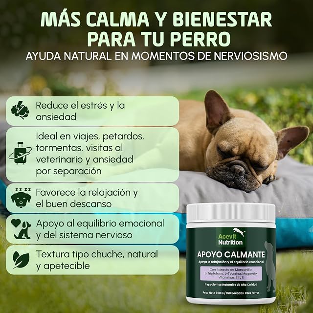 Foto 3 de 5 de Calmantes Perros, 150 uds, 100% Natural, Antiestrés y Ansiedad