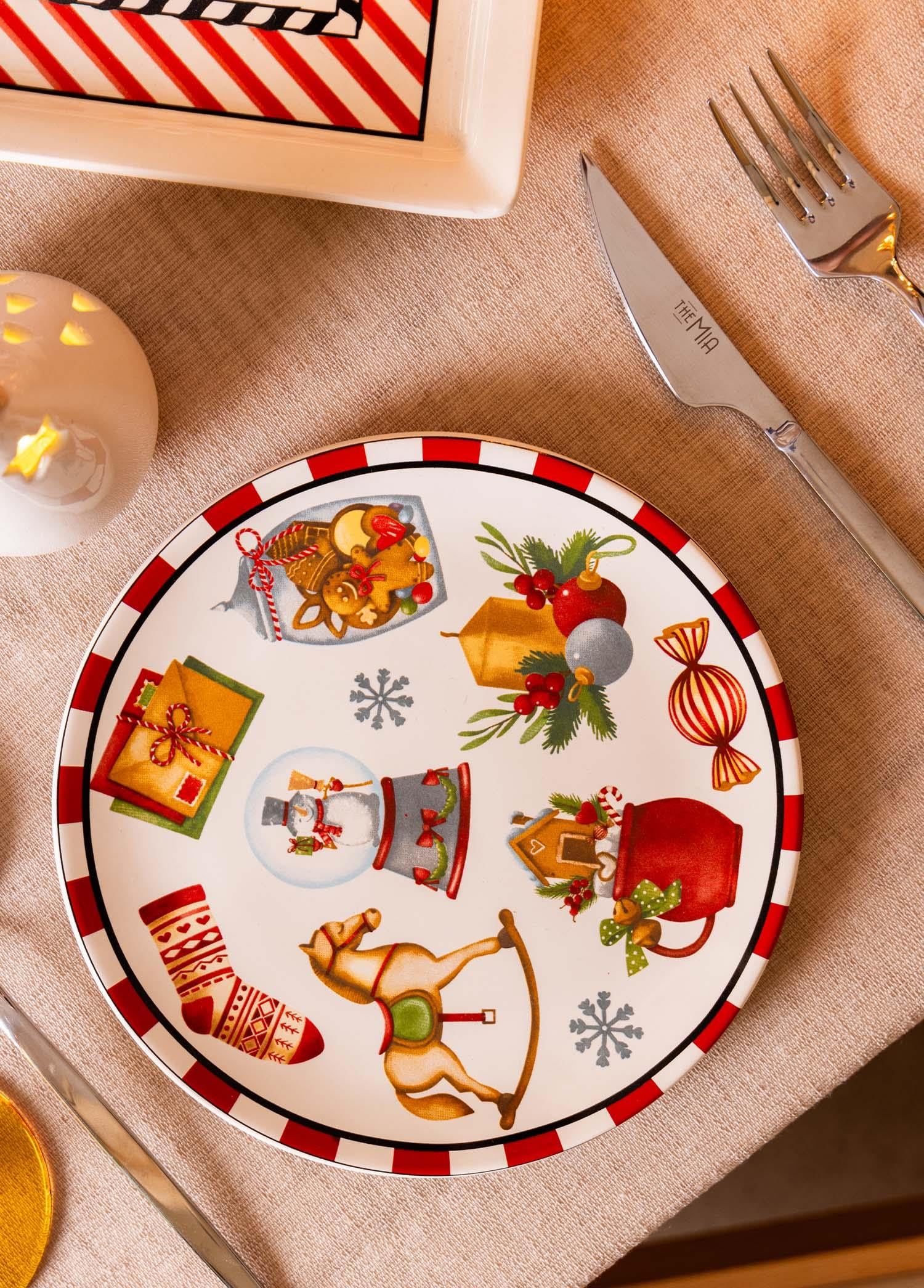 The Mia Globe Pasta Tabağı 6 Lı Set 19 cm