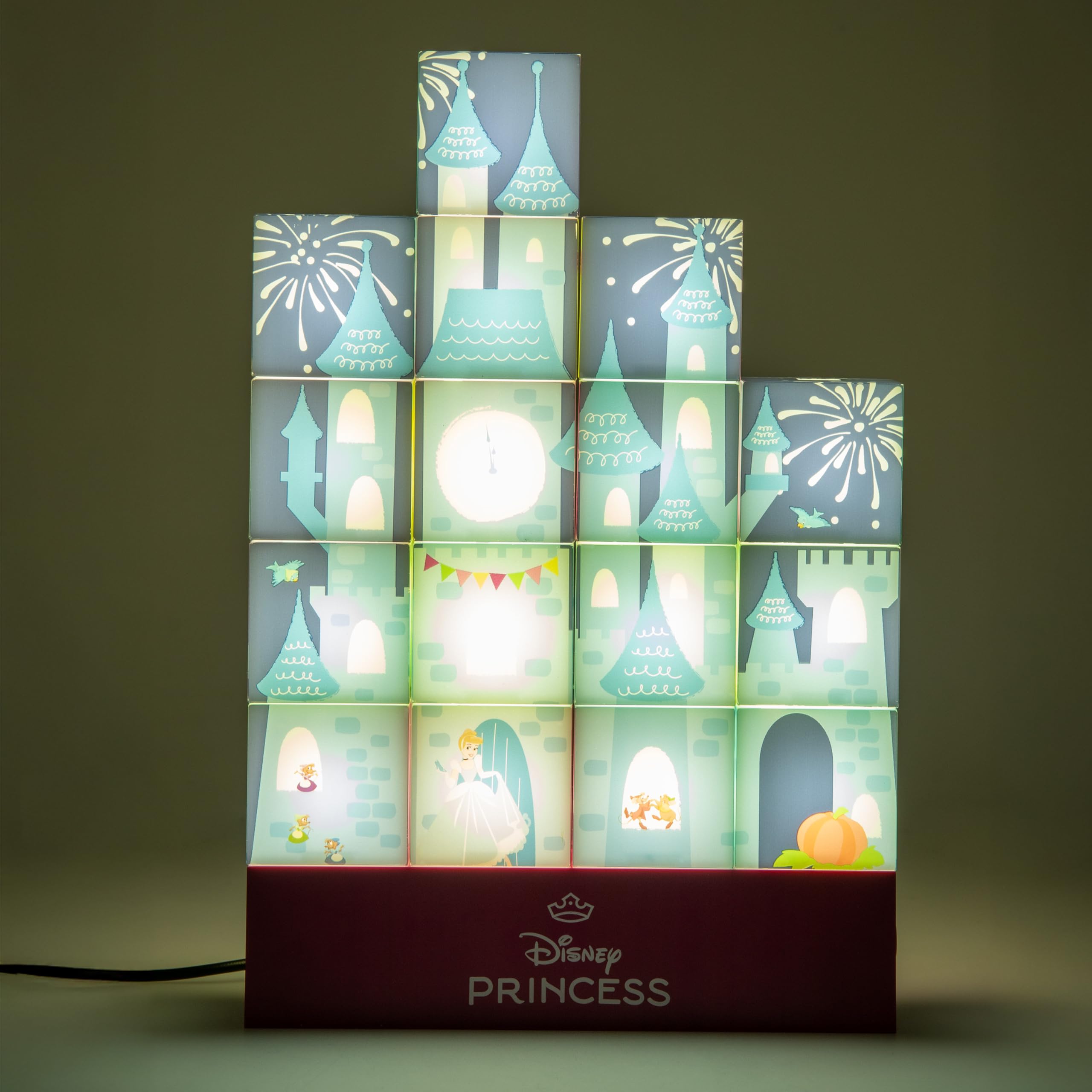 Paladone Disney Princess Castle Light, Officially Licensed Building Blocks Lamp, Gifts for Girls Bedroom Décor, Pop Culture Merchandise - Image 4