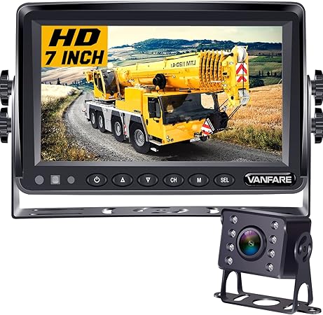 Amazon バックモニター バックカメラ リアカメラモニターセット 7インチ監視モニター ケーブル一本で終了 正像 鏡像切替対応 1080p 12v 24v 36v対応 2系統入力可能 ガイドライン表示 Ip69防水 高品質航空配線 暗視機能付き ノイズ防止 2年間 最新版本二世代 Vanfare V Amazon バックモニター バックカメラ リアカメラモニターセット 7インチ監視モニター ケーブル一本で終了 正像 鏡像切替対応 1080p 12v 24v 36v対応 2系統入力可能 ガイドライン表示 Ip69防水 高品質航空配線 暗視機能付き ノイズ防止 2年間 最新版本二世代 Vanfare V
