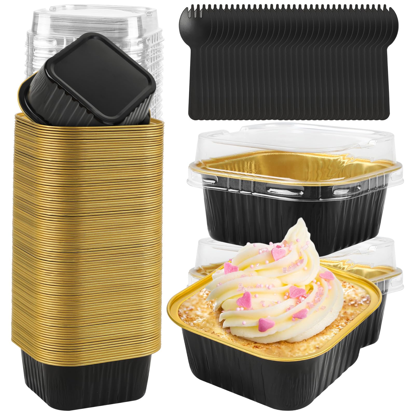 Mini latas para tartas de 150 ml que solucionan el transporte seguro de postres en bodas