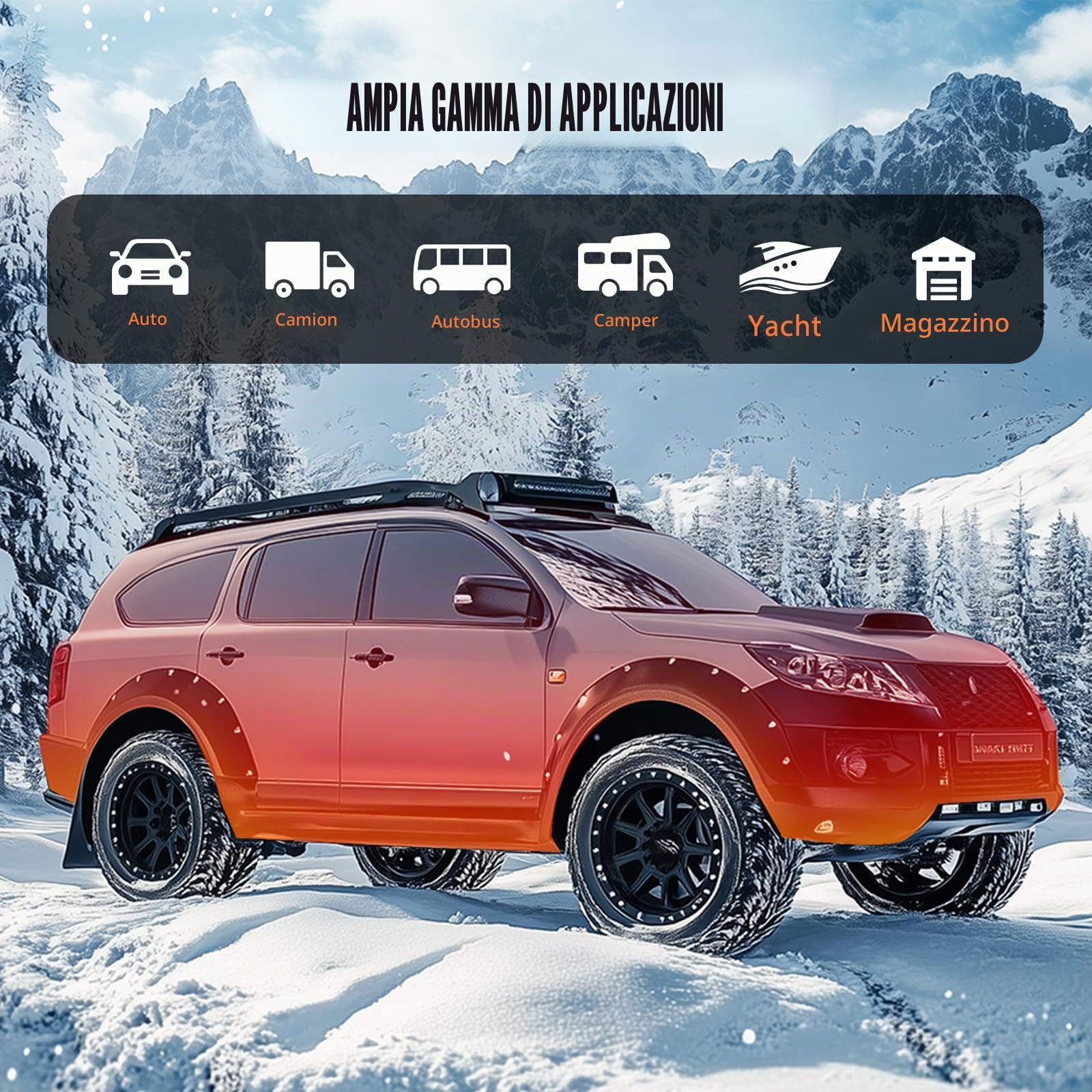 Riscaldatore ad‘aria diesel da 5 kW, riscaldatore d'aria diesel tutto in uno da 12 V con display LCD e telecomando,controllo termostatico intelligente,adatto per furgoni, camper, interni