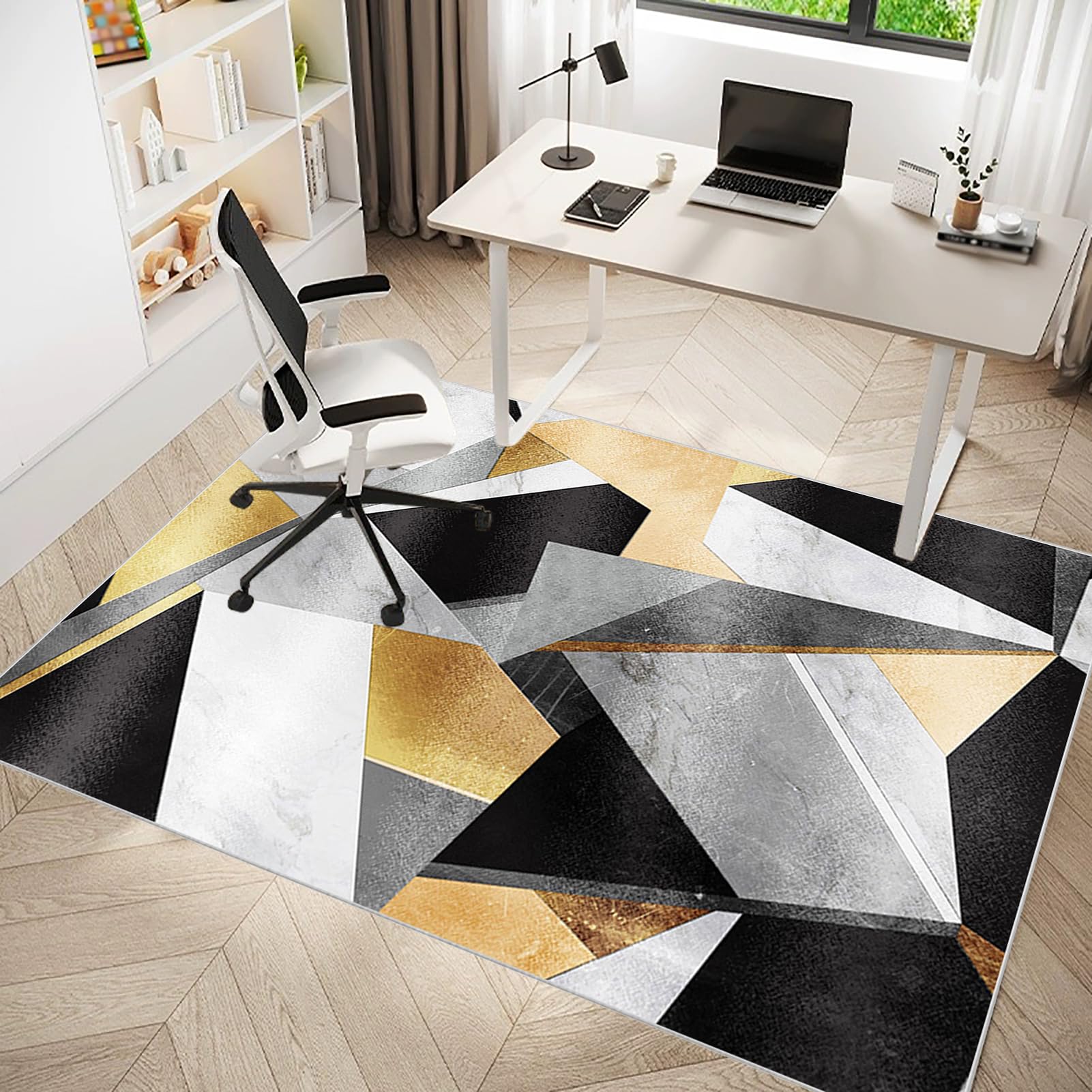 Protector Suelo Silla Ruedas Alfombra Silla Gaming Alfombra Silla Escritorio Antideslizante Alfombra Oficina para Silla con Ruedas Alfombra Protectora Suelo Silla Alfombra Gamer 120 x 150 cm