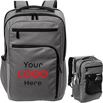 Custom Laptop Backpack - Add Your Own Company Logo or Text - Printed or Embroidered for a Professional Look. 225