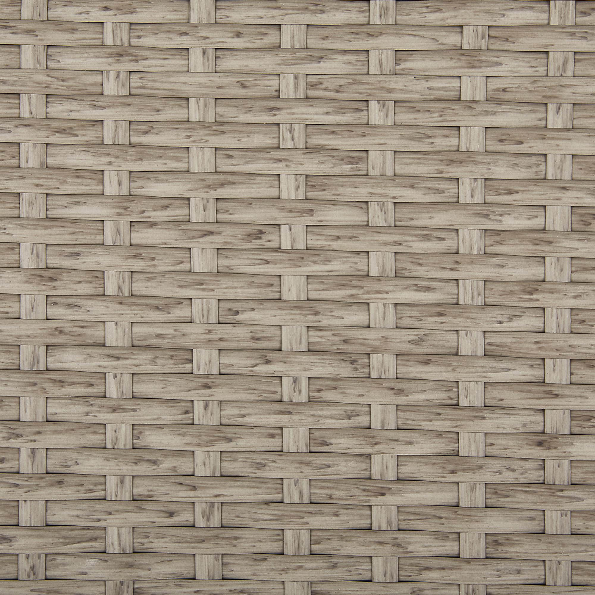 Beliani Coffre de Rangement Extérieur 126 x 46 cm en Rotin Beige Taupe Idéal pour Stockage d'Accessoires de Jardin et Coussins Durable et Décoratif