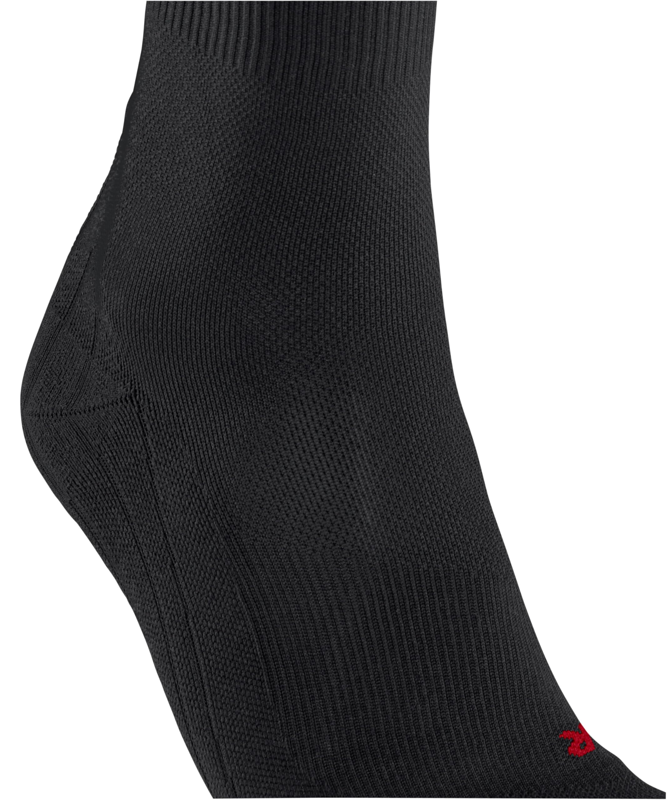 FALKE Mężczyźni Skarpety do biegania RU Compression Energy M Kh materiał funkcyjny kompresyjne 1 Para, Czarny Black 3008 - Obwód łydki W3, 39-42 W3