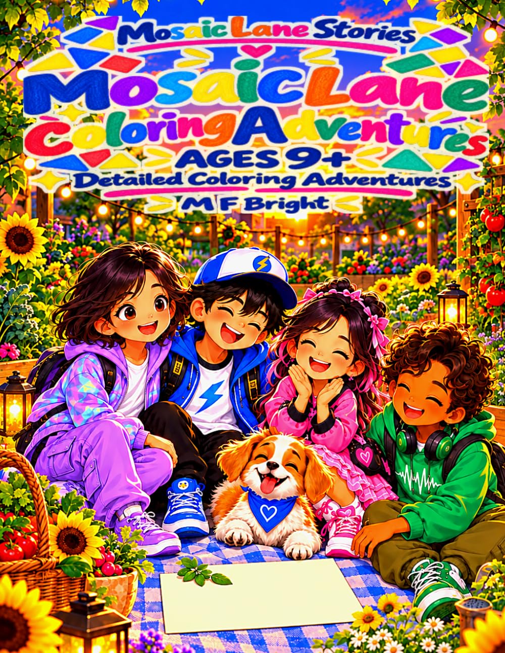 Mosaic Lane Coloring Adventures: Ages 9+: Detailed Coloring Adventures