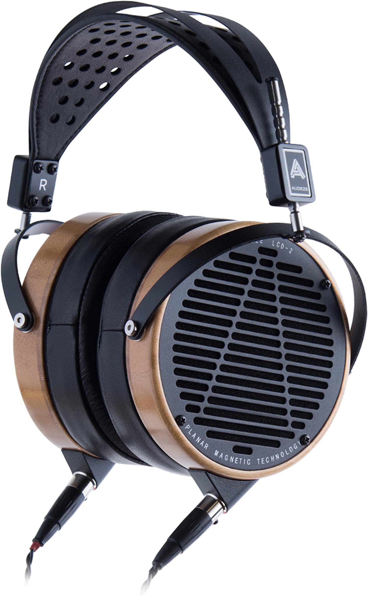 AUDEZELCD-2 Over ear | Open back | Bamboo wood ring headphone | Leather