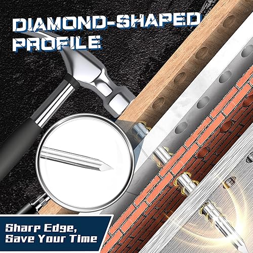 Miniatura 4 de Kit de 6 tamaños para colgar fotos, uñas, kit surtido de herramientas, incluye acabado de uñas de pared, 298 unidades