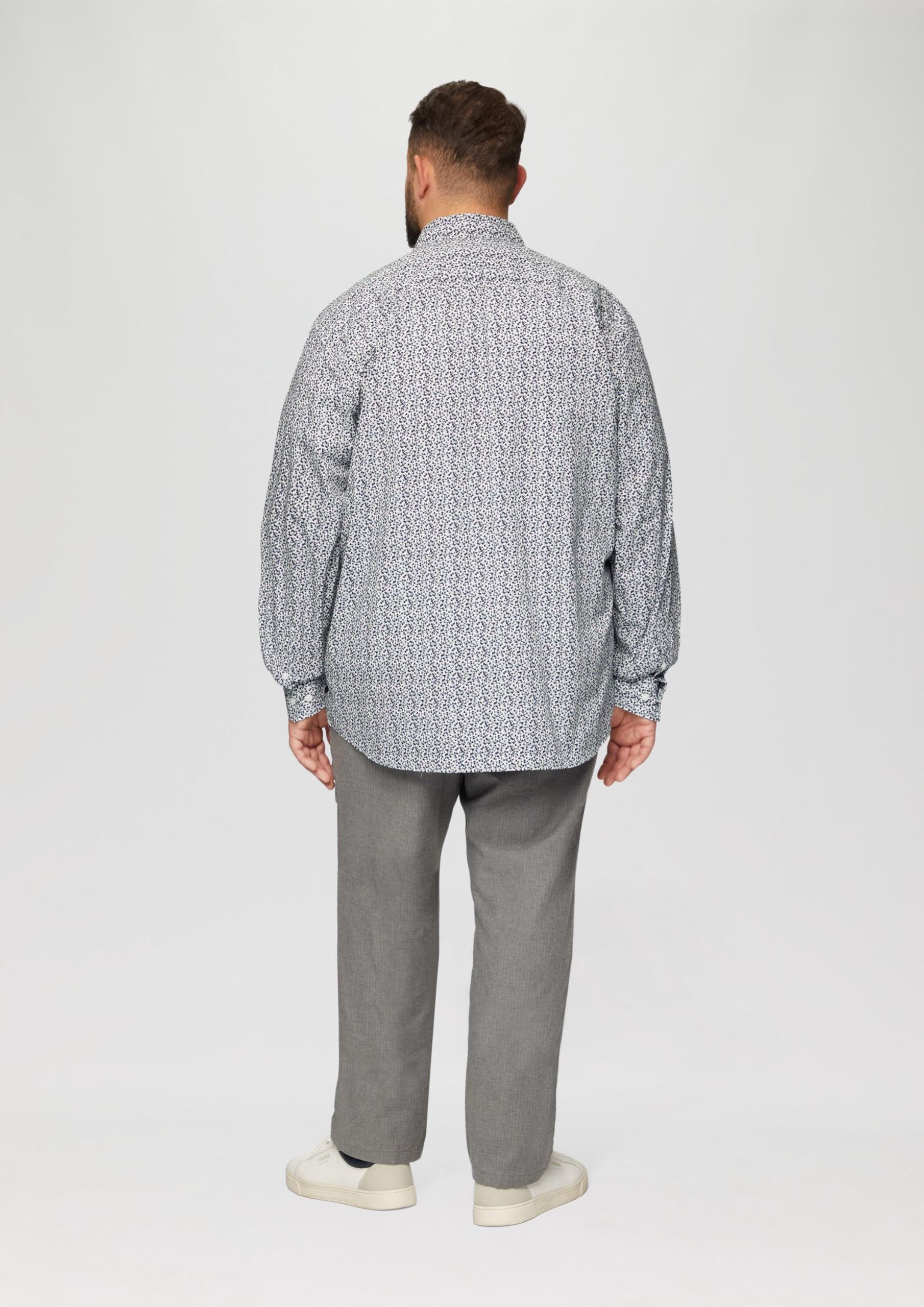 s.Oliver Big Size koszula z długim rękawem, krój slim fit, 01A1, XXL