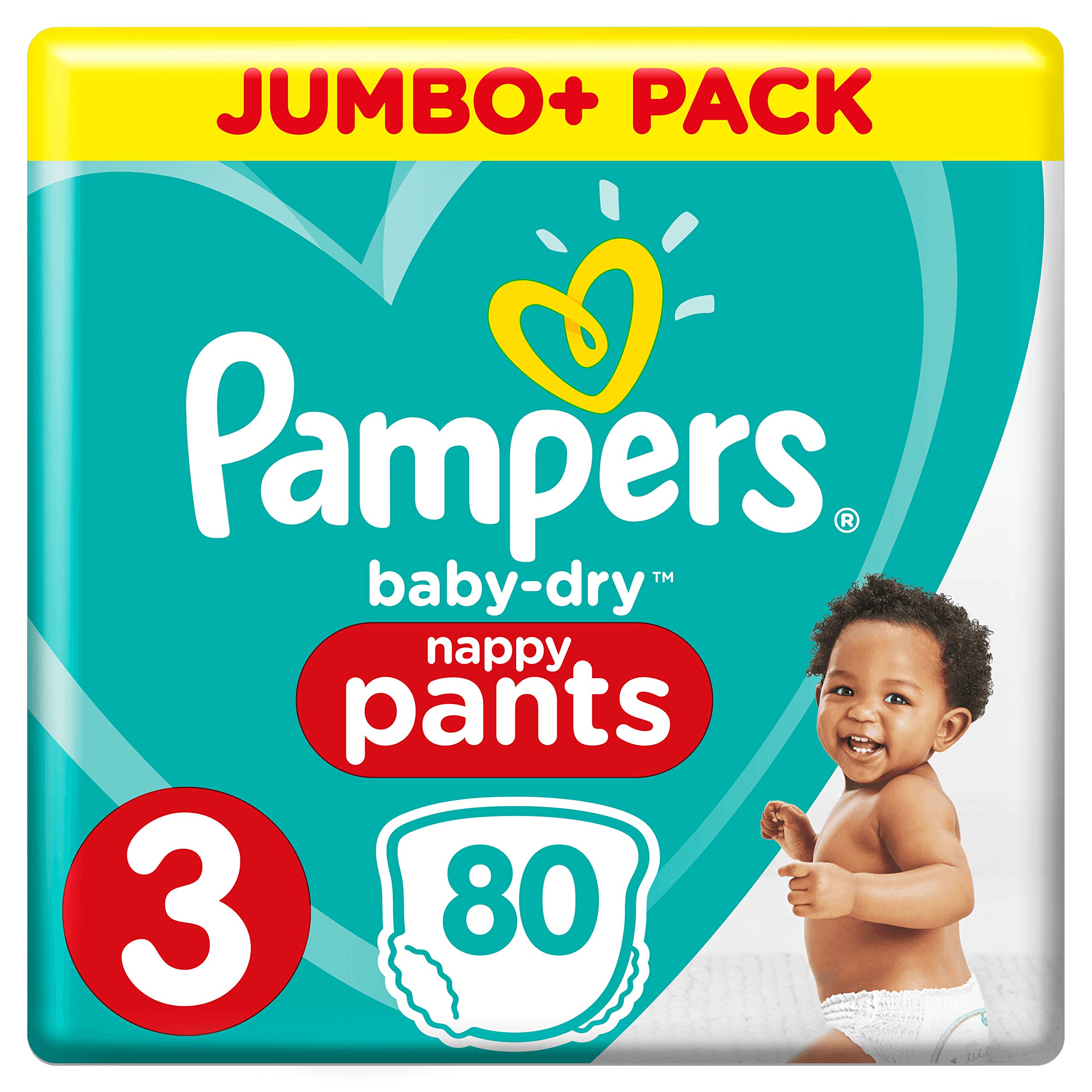 Pampers Pantaloni Taglia 3, Pannolini, con canali, 1er Pack
