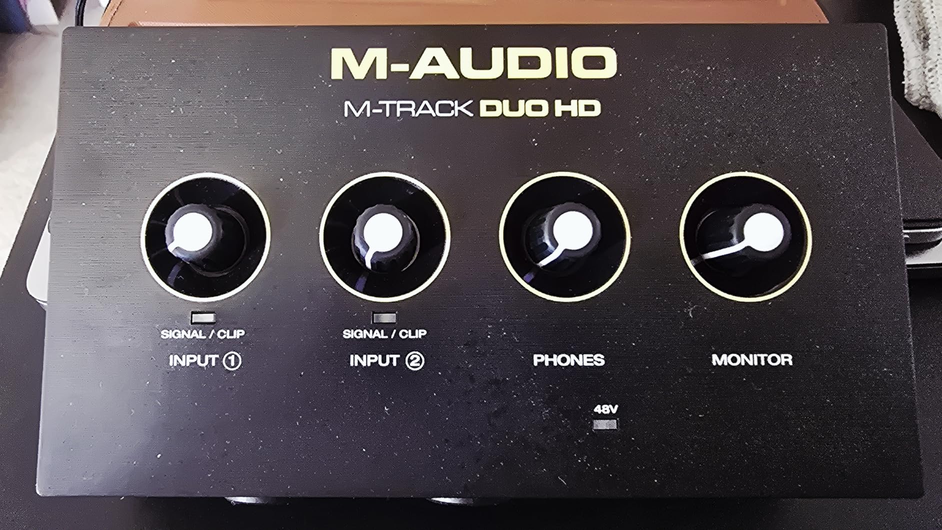 M-AUDIO M-Track Duo rear panel