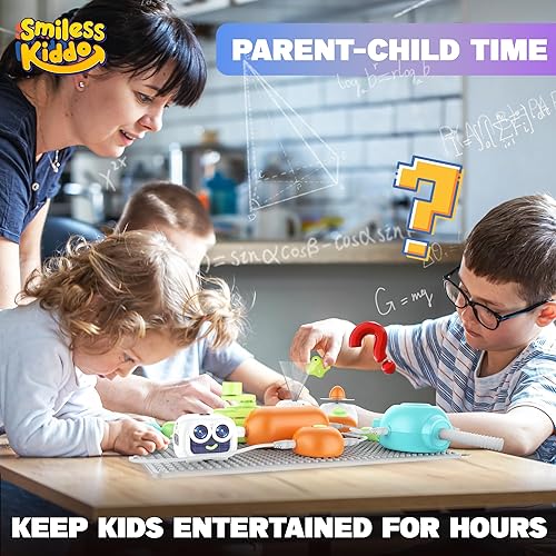 Miniatura 6 de Kits de ciencia para niños - Kits STEM para niños, kit de exploración de electrónica, más de 440 proyectos, 16 piezas de circuito, juguetes STEM