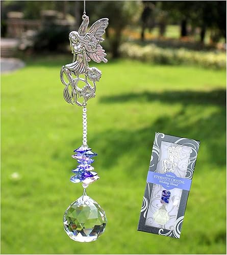 Miniatura 17 de Colgante de cristal para colgar en el jardín, diseño de prismas de cristal, ideal para decoración del hogar, regalo para mamá, amigos, abuela.