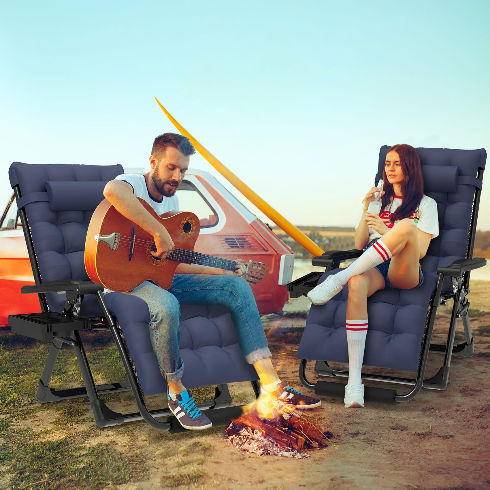 Amazon｜ZENPETIO ゼログラビティチェア 29インチ XL リクライニング