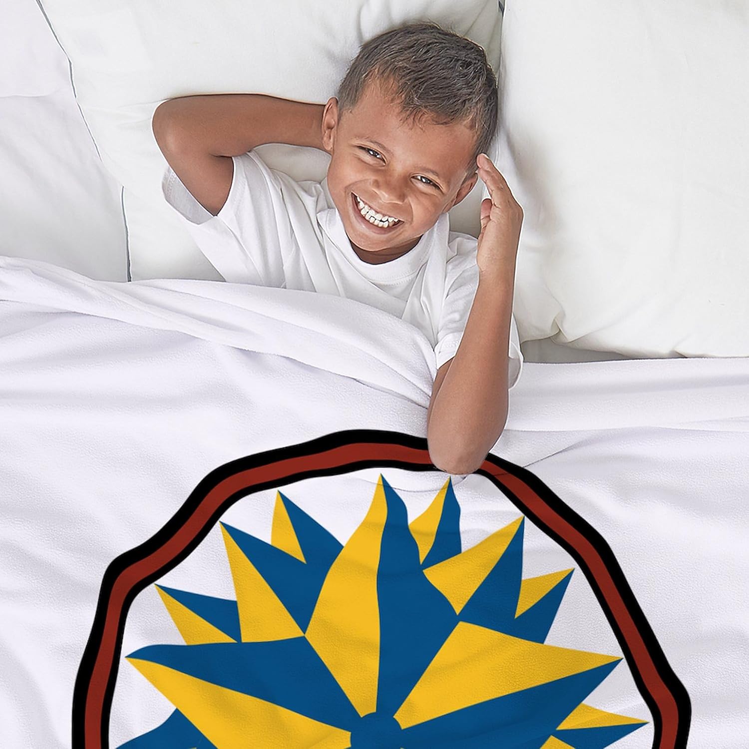 CafePress Triple Star Hex Throw Blanket Super Soft Fleece Plush Throw Blanket, 60"x50"