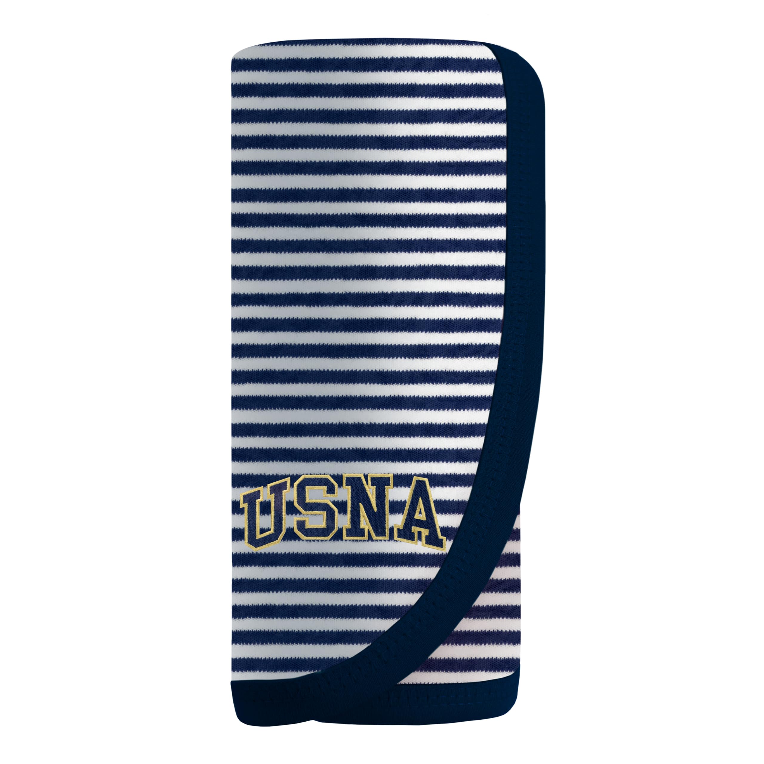 Creative Knitwear College Baby NCAA Infant Striped/Solid Blanket, Unisex, One Size 37.5 X 33.5