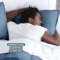 Vista 324 de Bare Home Funda de edredón extra larga – Premium 1800 súper suave – Funda de edredón ligera y fresca – Ropa de cama suave y transpirable