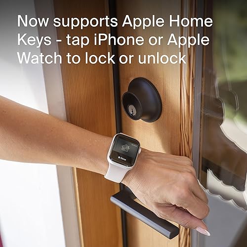 Miniatura 3 de Level Lock+ Smart Lock Plus Apple Home Keys  Cerradura inteligente para entrada sin llave  Incluye llaveros  Funciona con iOS, Android, Apple