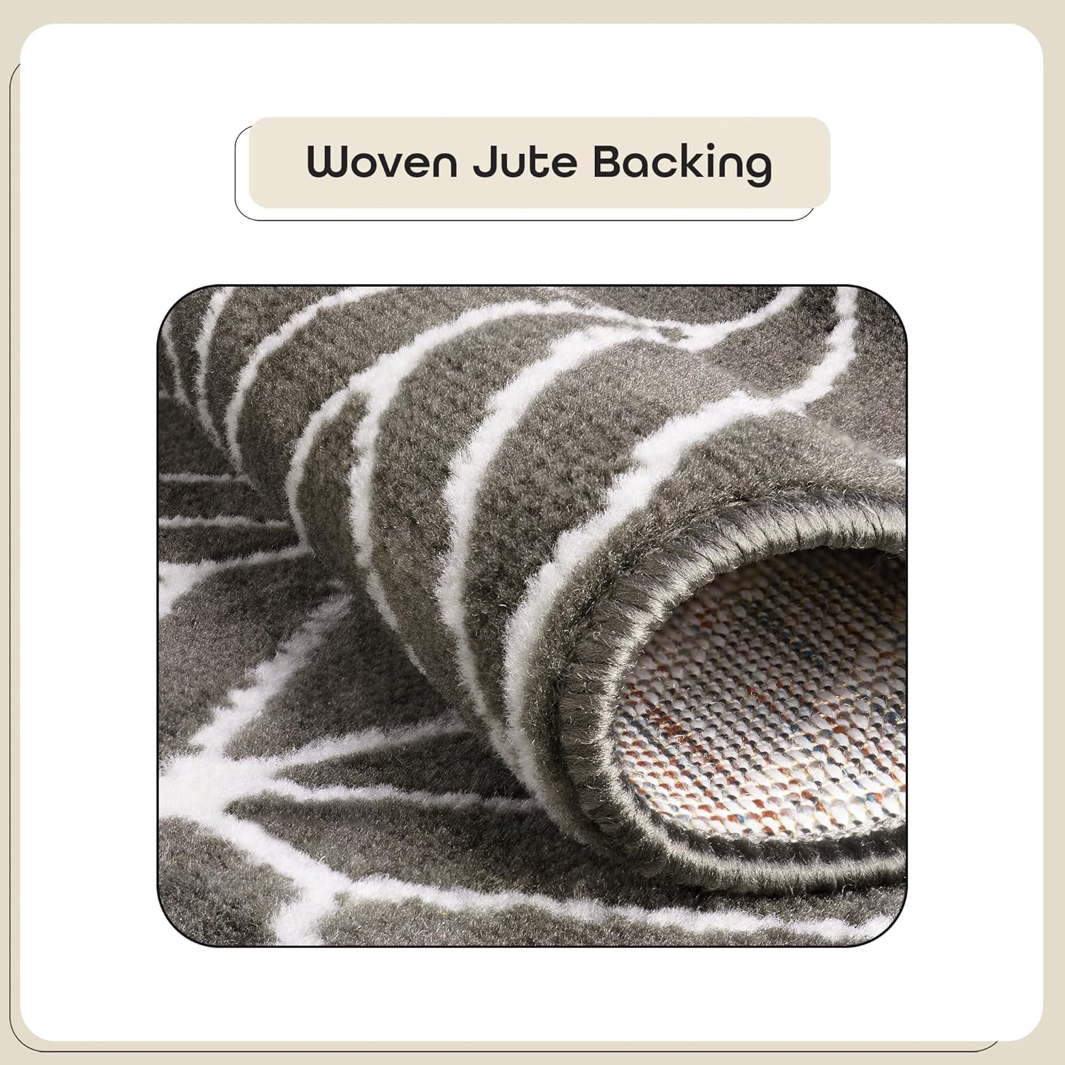 3-Piece Indoor Area Rug Set - Non-Slip Rug Set Includes Large Area Rug with Hallway Runner & Door Mat - Living Room, Bedroom, Kitchen & Entryway Rugs - Zara Grey - Achim Home Décor