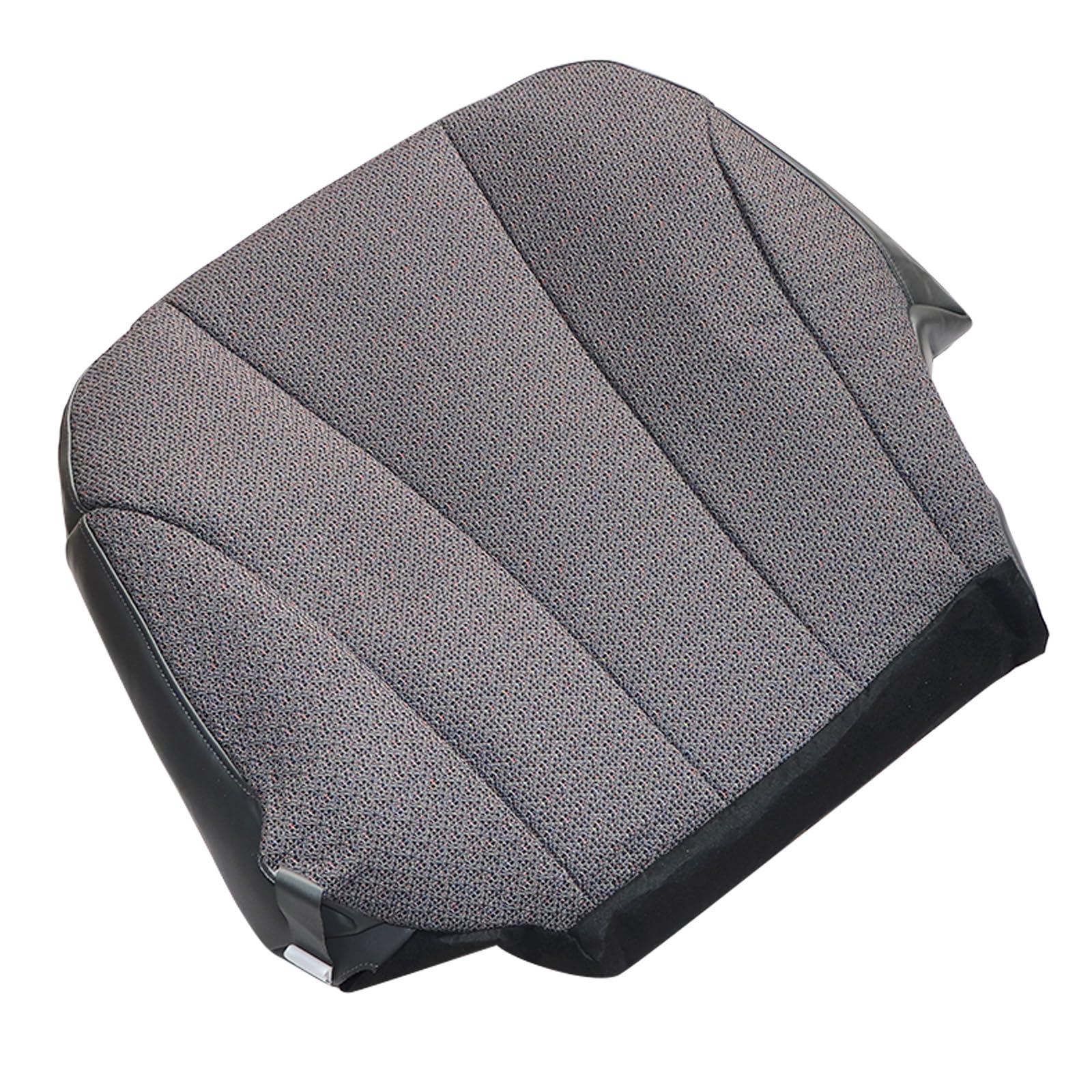 SecosAutoparts Driver Side Bottom Replacement Cloth Seat Cover Dark Gray #12C Compatible with Chevy Silverado 1500 2500 3500 1999 2000 2001 2002