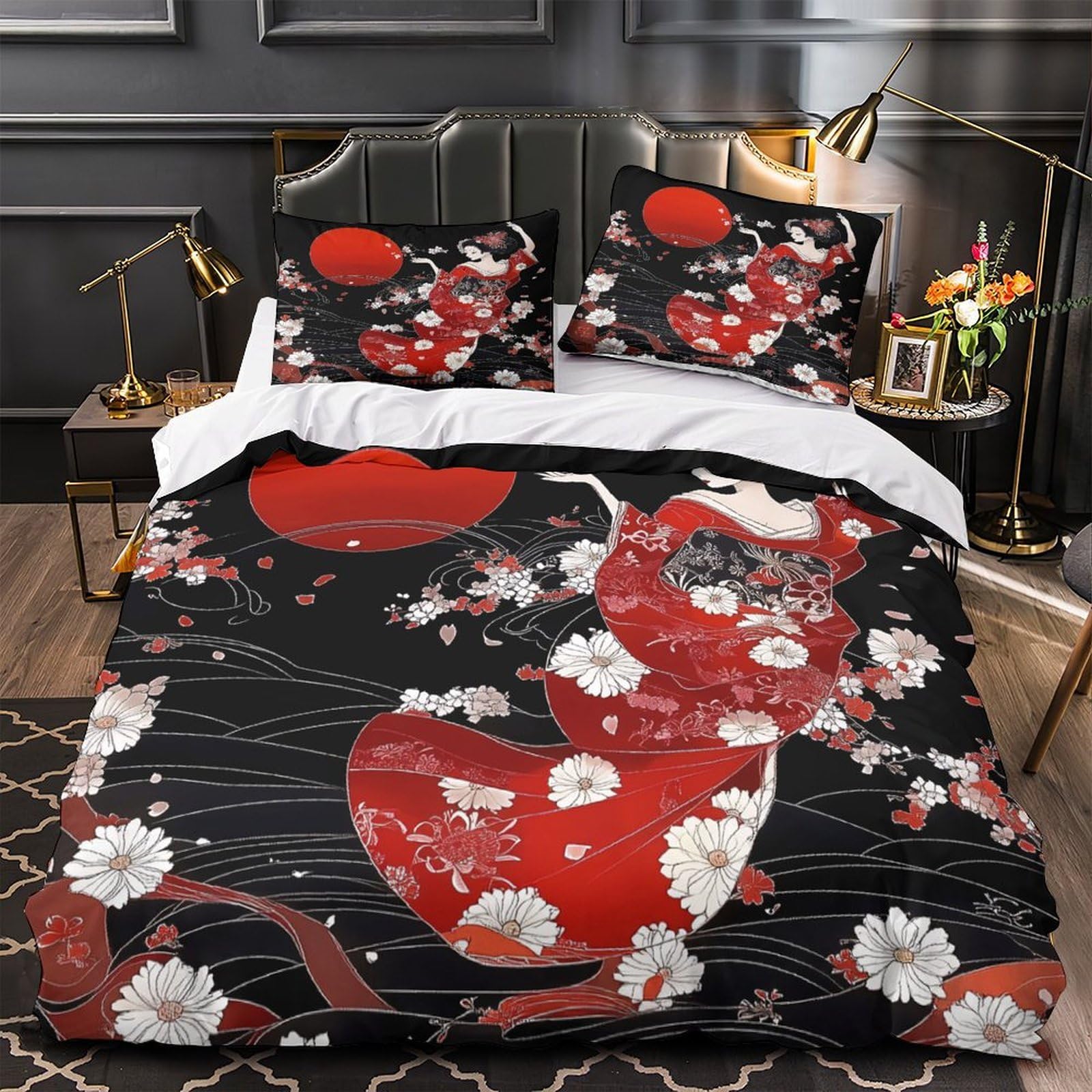 Parure de lit gamer pour chambre d'ado motif manette 3D et housse ultra douce