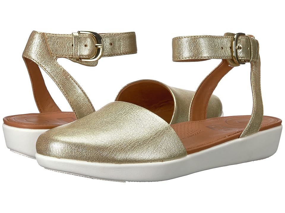 

FitFlop Cova Closed Toe Sandals (Metallic Gold) Women's Sandals