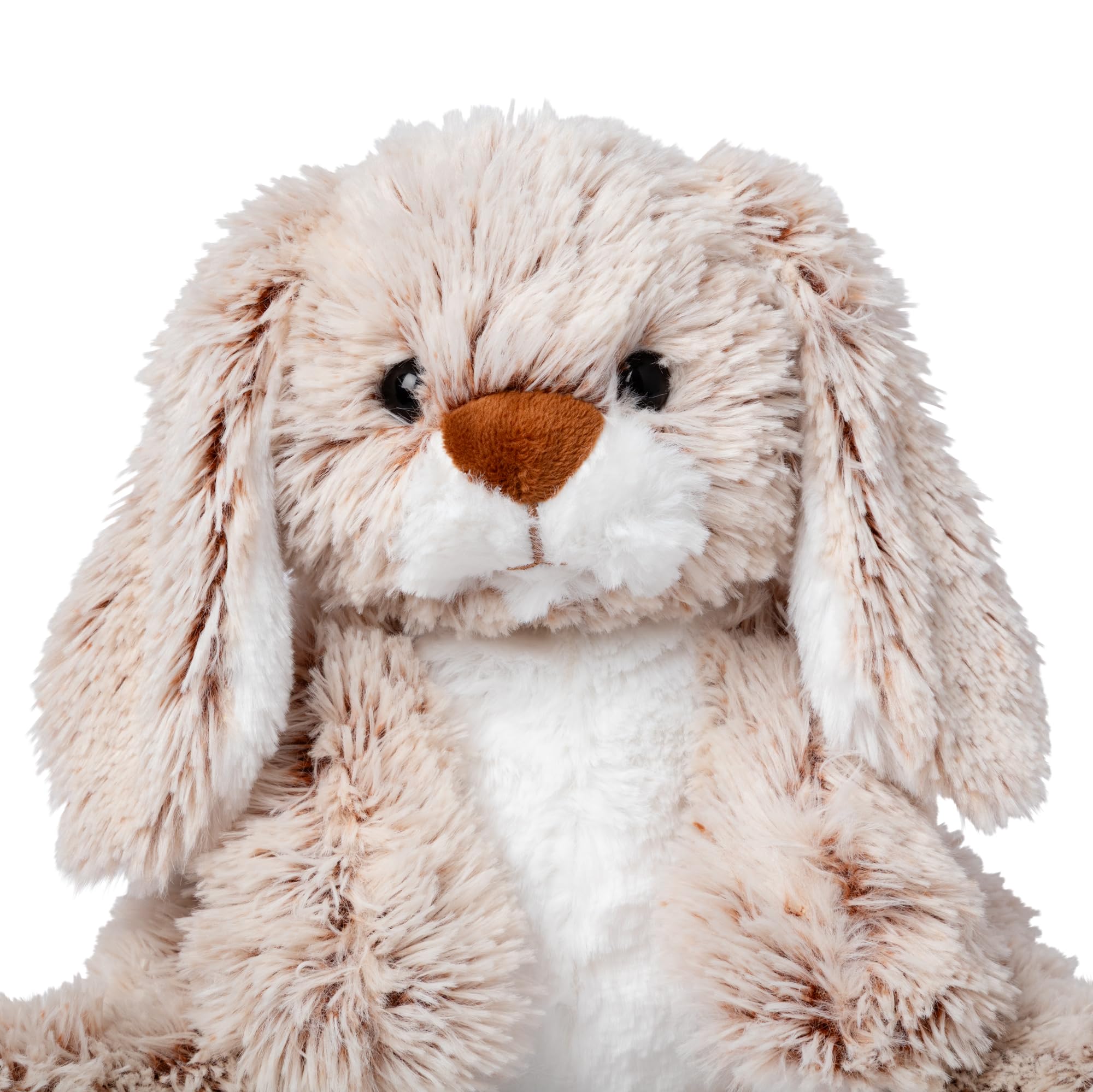 Melissa & Doug Burrow Bunny Rabbit Stuffed Animal (Washable Surface, Soft Fabric, 9” H x 10” L x 6” W)