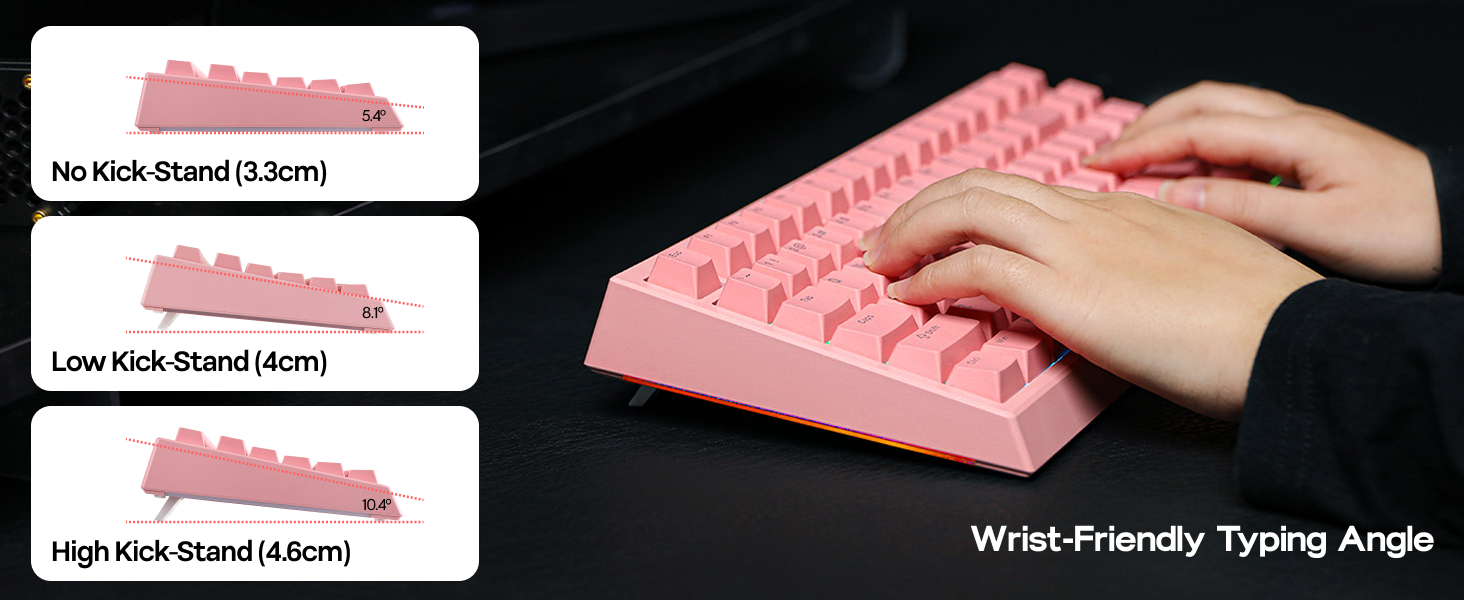 Amazon.com: EPOMAKER G84 80% RGB Gaming Mechanical Keyboard, 2.4