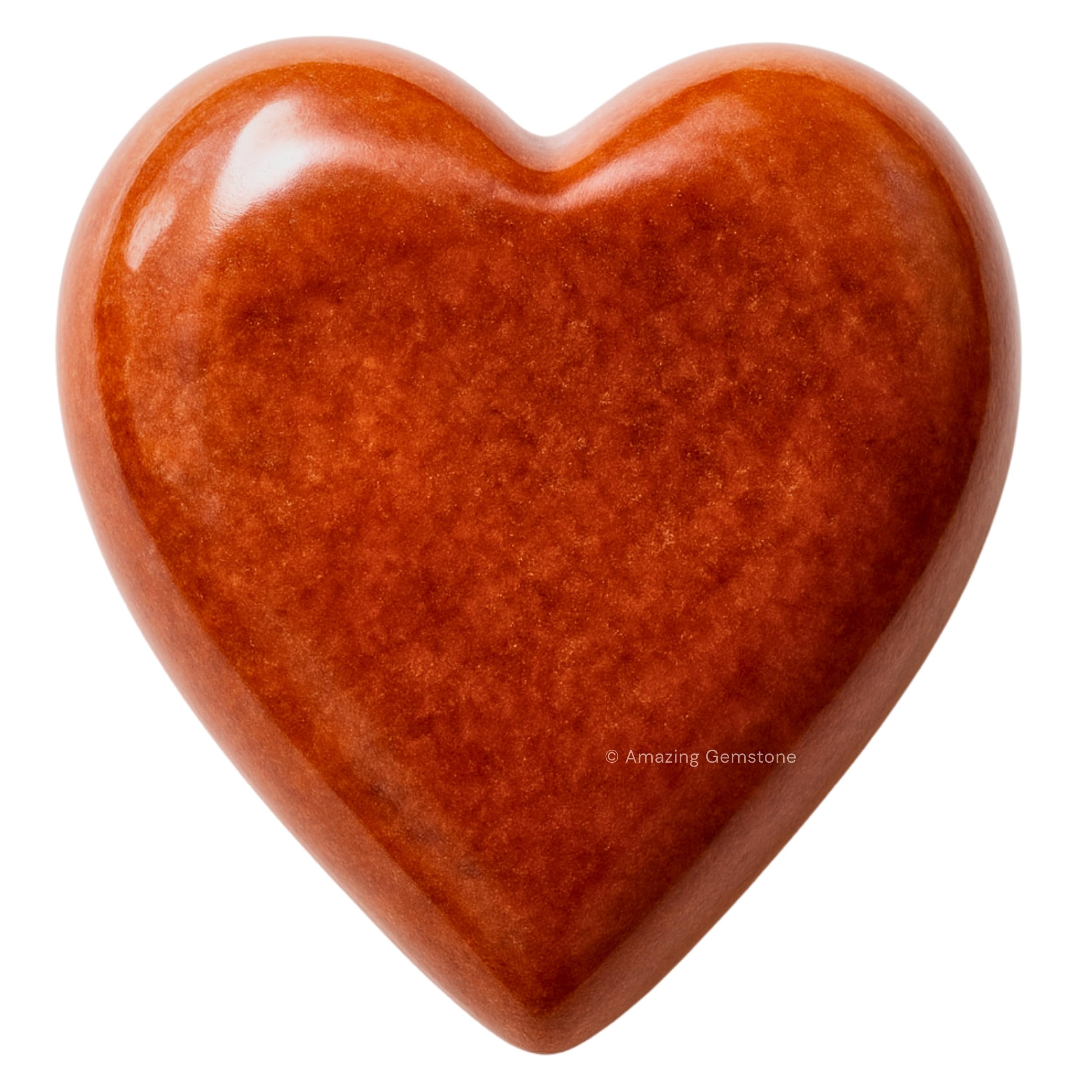Amazon.com : Amazing Gemstone Chocolate Jasper Crystal Heart Palm