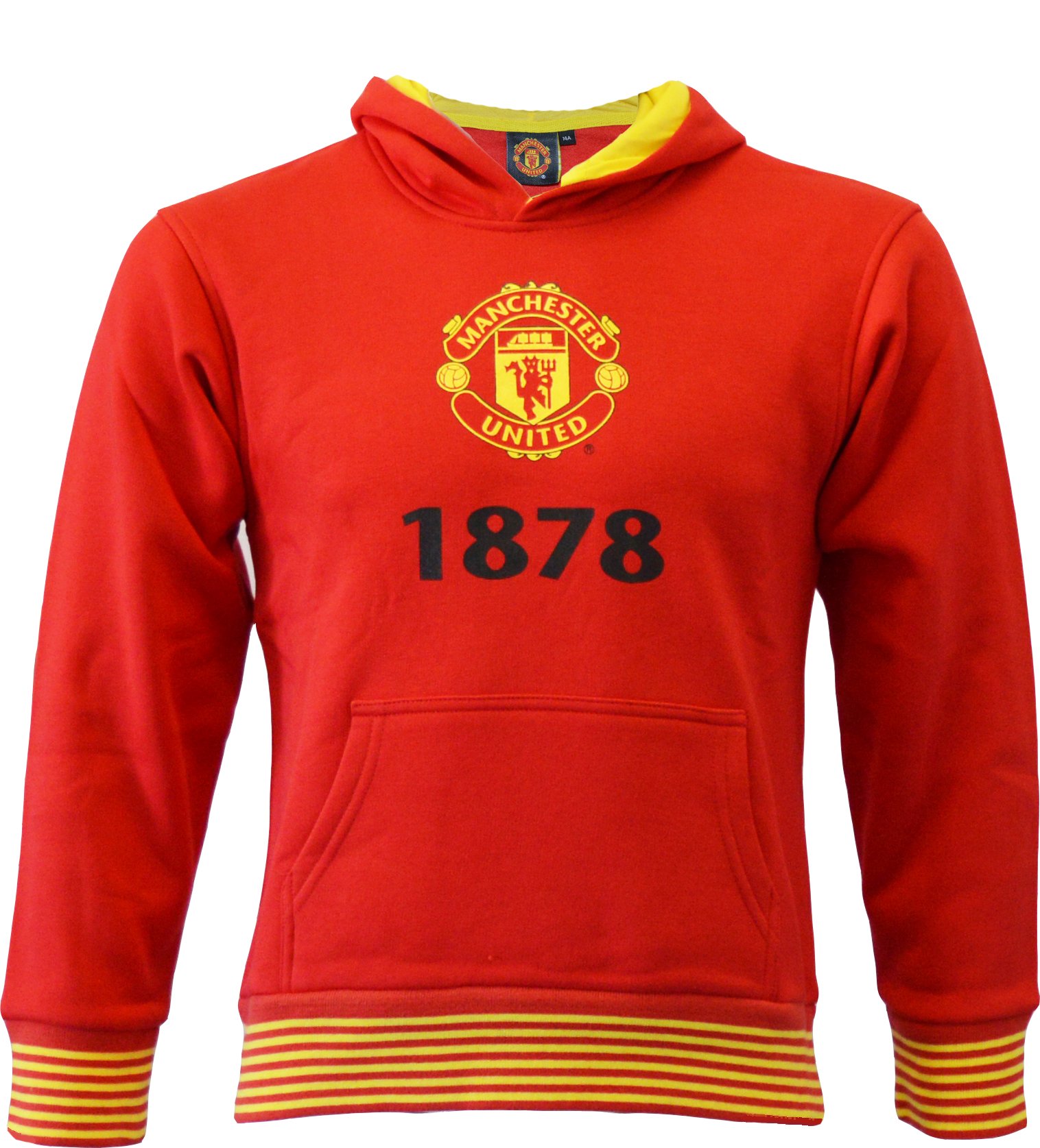 Manchester United Boys Red Fc Official Collection - ’ Hoodie, 6A