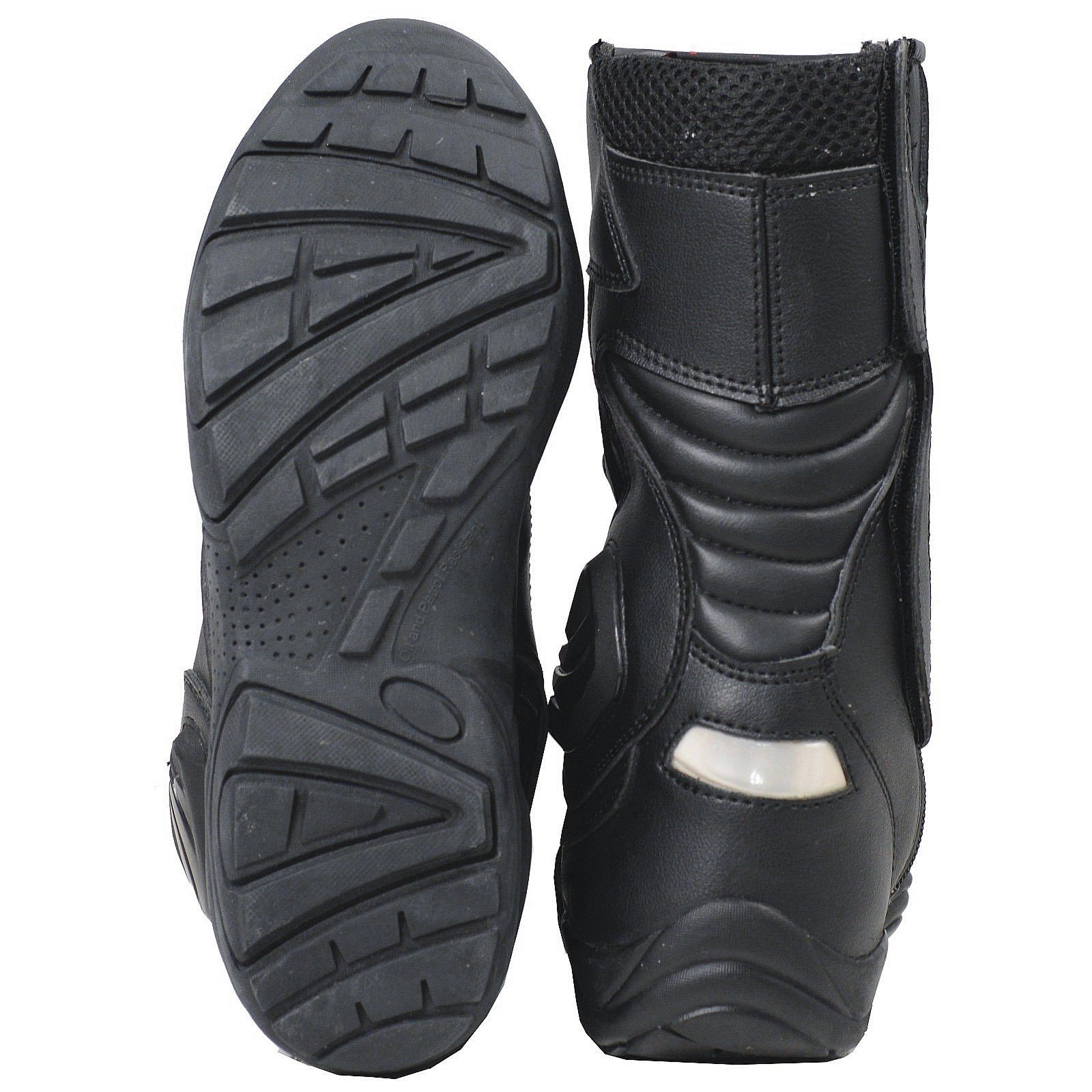 A-Pro Stivaletto Stivali moto Sport Touring Gran Turismo Impermeabile Basso Nero 41