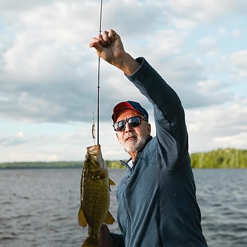 Miniatura 6 de Juego de 30 señuelos de pesca con bolsa de transporte portátil, cebos giratorios de salmón para pesca de agua dulce y salada, ideal para