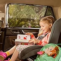 Vista 2 de Munchkin® Brica® Parasol magnético elástico ajustable, Negro, 1 paquete