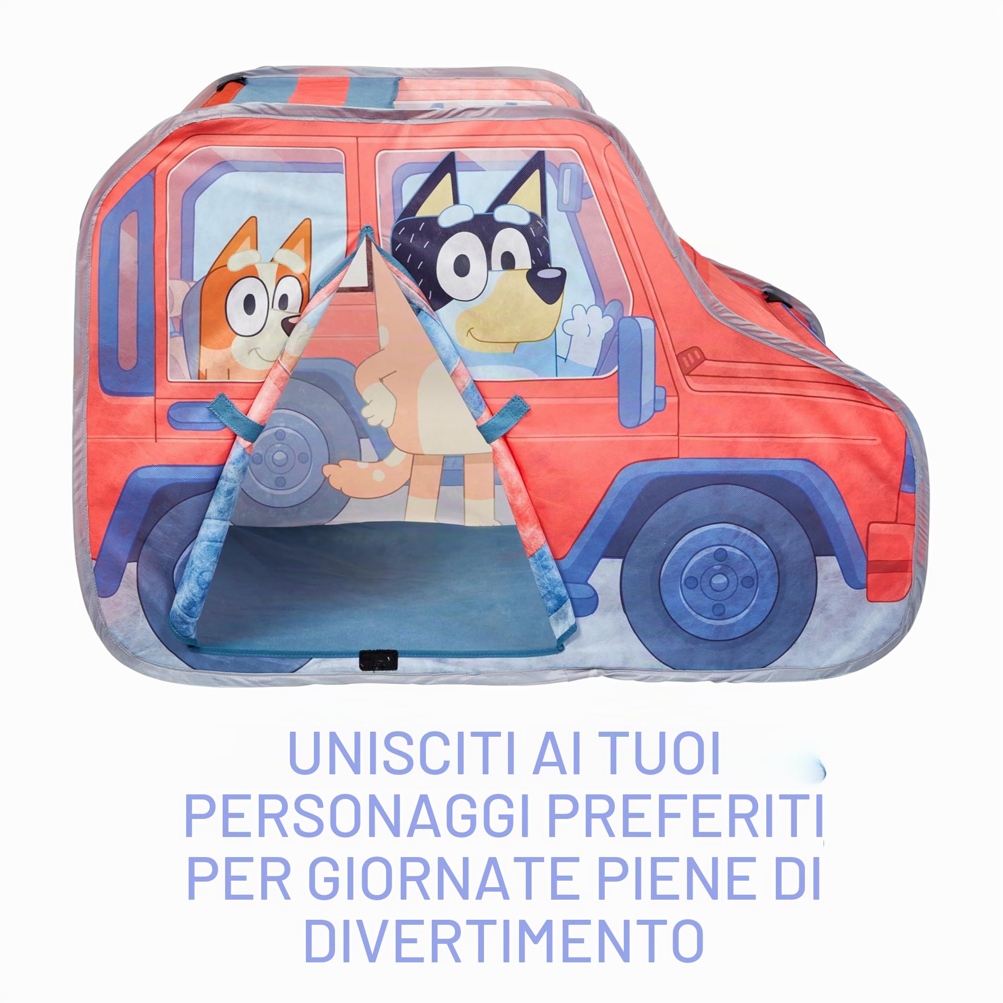Bluey Heeler 13181 - Tenda da gioco pop-up 4WD Family