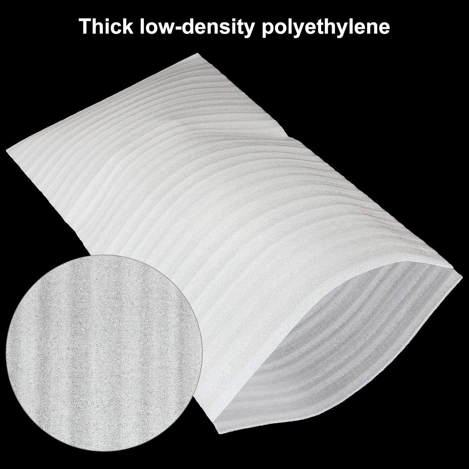 MAVENPICK 50 Pack Foam Pouches, 6.3 x 11.8 Inch Foam Cushioning Wrap Pouch as Dish Wrap and Glassware Packing Supply- Safely Wrap Cup, Glass, Packing Supplies Used for Moving : Office Products