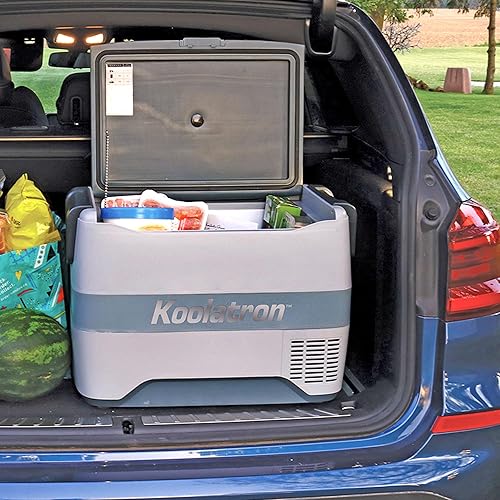 Miniatura 5 de Koolatron Refrigerador portátil  Neveracongelador inteligente eléctrico para automóvil, campamento, viajes, refrigerador de 12 V de lado duro para