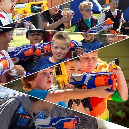 Miniatura 6 de EKIND Paquete de recambio de dardos estándar compatible con Nerf N-Strike Elite Series Blaster (100 piezas, negro)