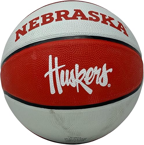 Rawlings NCAA Nebraska Crossover - Balón de baloncesto de tamaño completo, talla única, colores del equipo