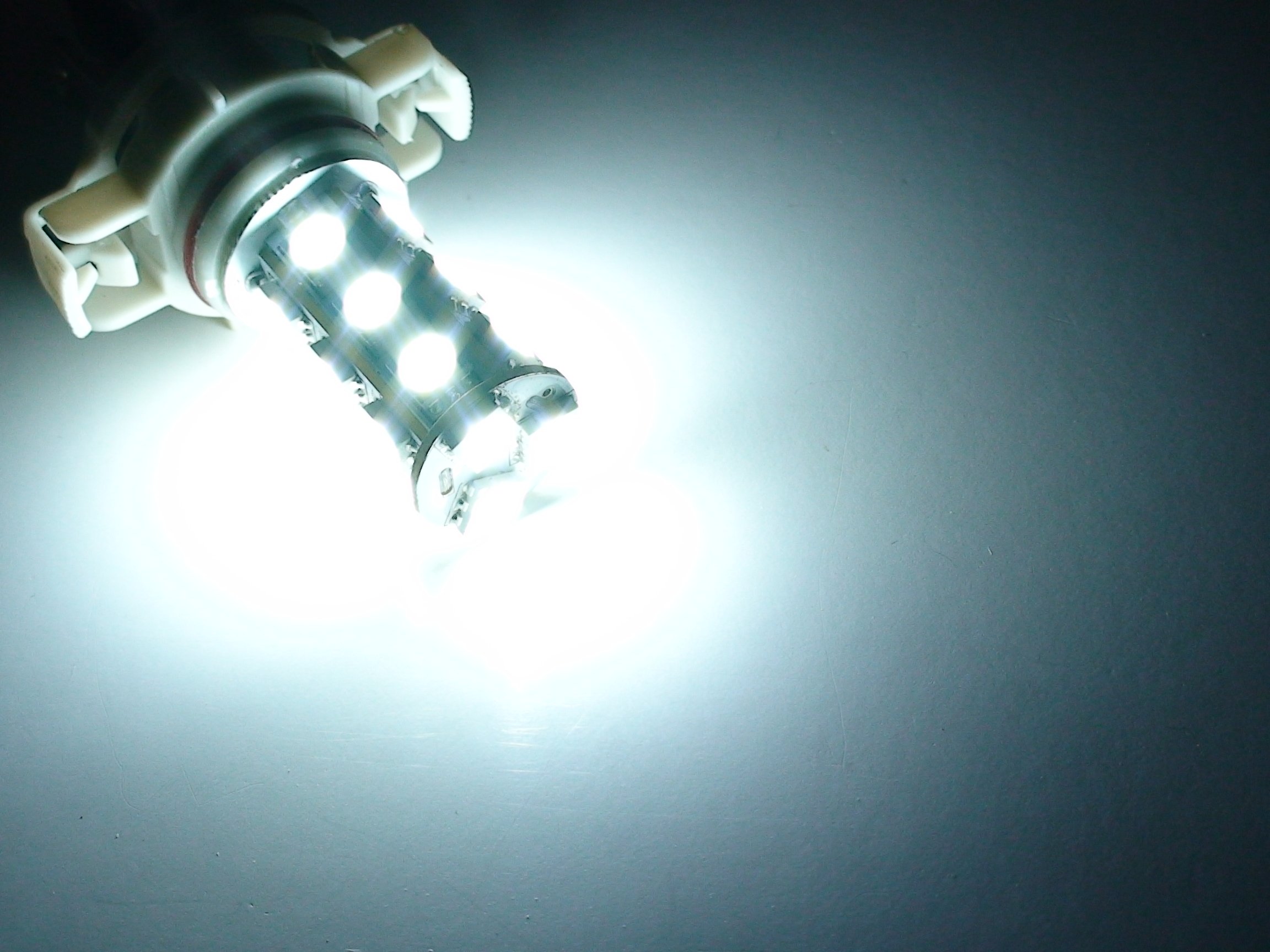 ExtremeBrightLEDs TWO Xenon HID WHITE 5202 H16 5201 SMD LED Fog Light Daytime Running Light Bulbs