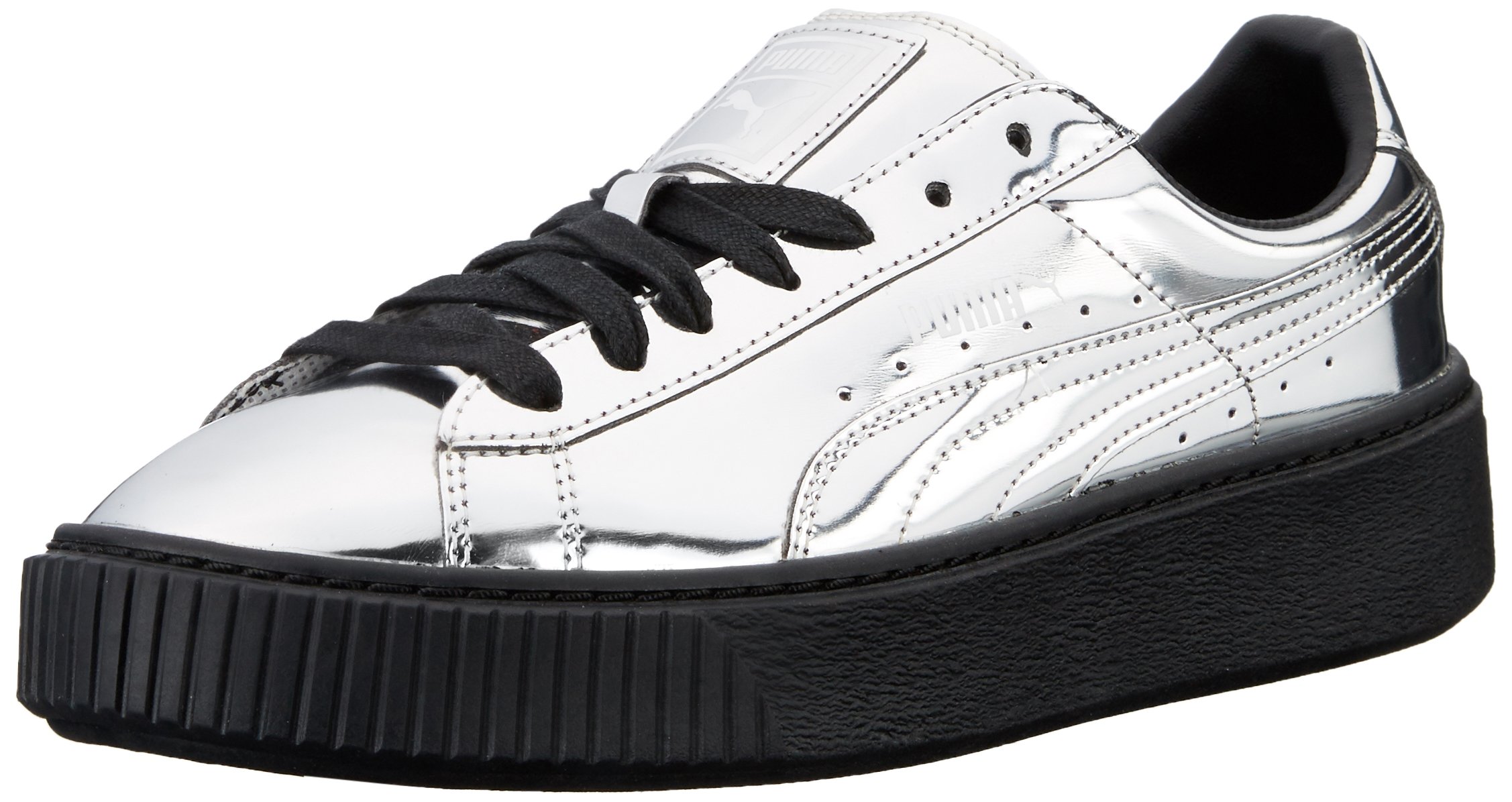 puma women's basket platform core fashion sneaker