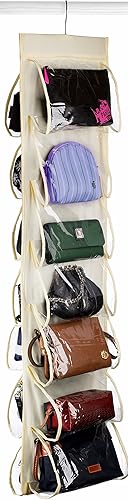 Miniatura 3 de Organizador colgante para zapatos Handy Laundry - 14 bolsillos - Los bolsillos transparentes protegerán tus zapatos, bolsos y carteras, y te