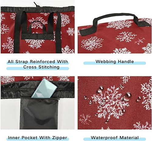 Vista 45 de Mochila de lavandería con correas ajustables para el hombro, bolsa de lavandería sucia para viajes, campamento, universidad, resistente, Rosa floral