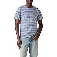 Levi's SS Original HM Tee T-Shirt, Cuff Stripe Quiet Ha