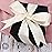 Ribbli Ivory Double Faced Satin Ribbon,1 x Continuous 25 Yards,Use for Bows Bouquet,Gift Wrapping,Floral Arrangement,Wedding Decoration