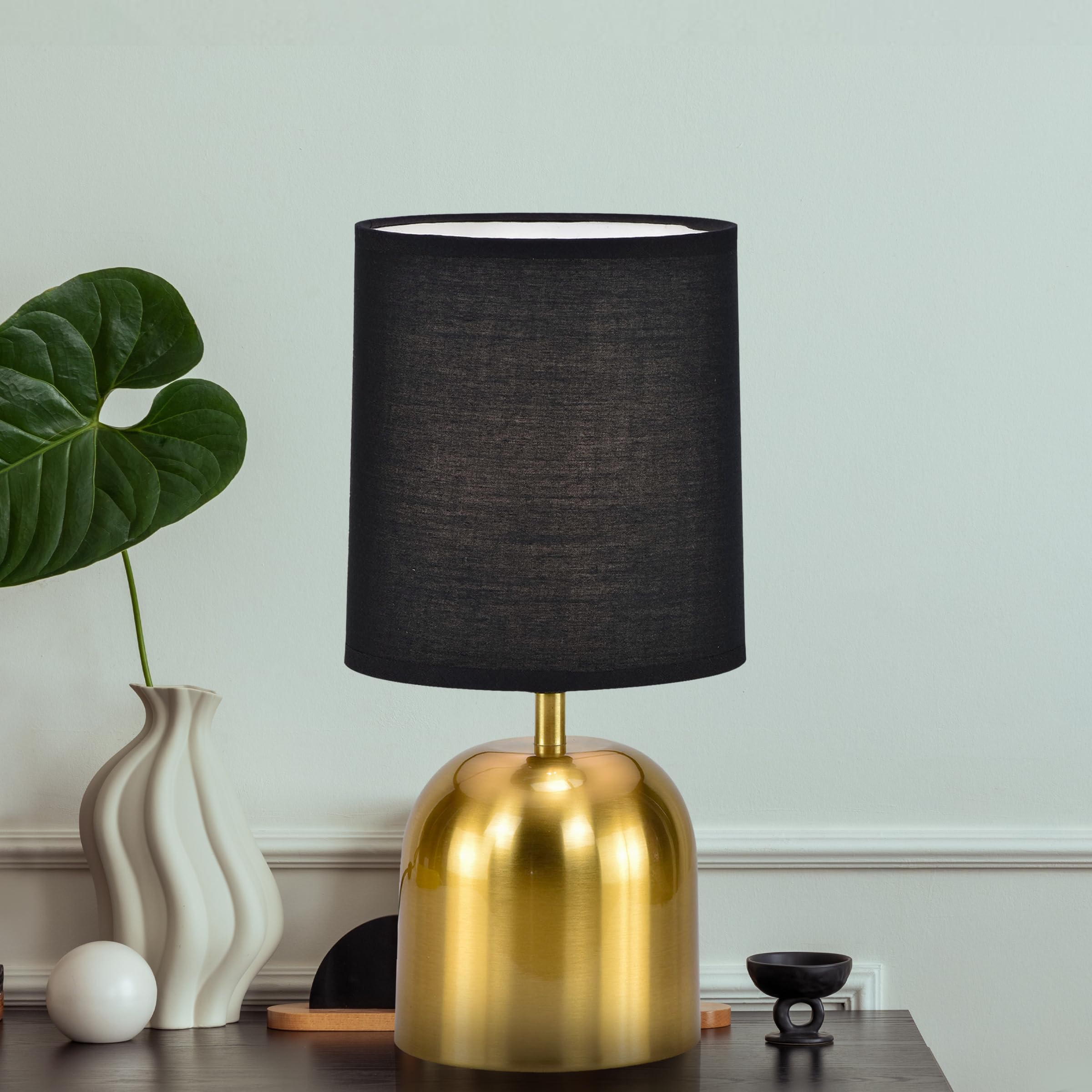 MAGIK Silver Shot Table Lamp (Chrome + Off White) Metal Base, 5W E14 Base Bulb Included, for Bedroom, Dining, Living Room - Led (B0CM2FP85X) Amazon Price History, Amazon Price Tracker