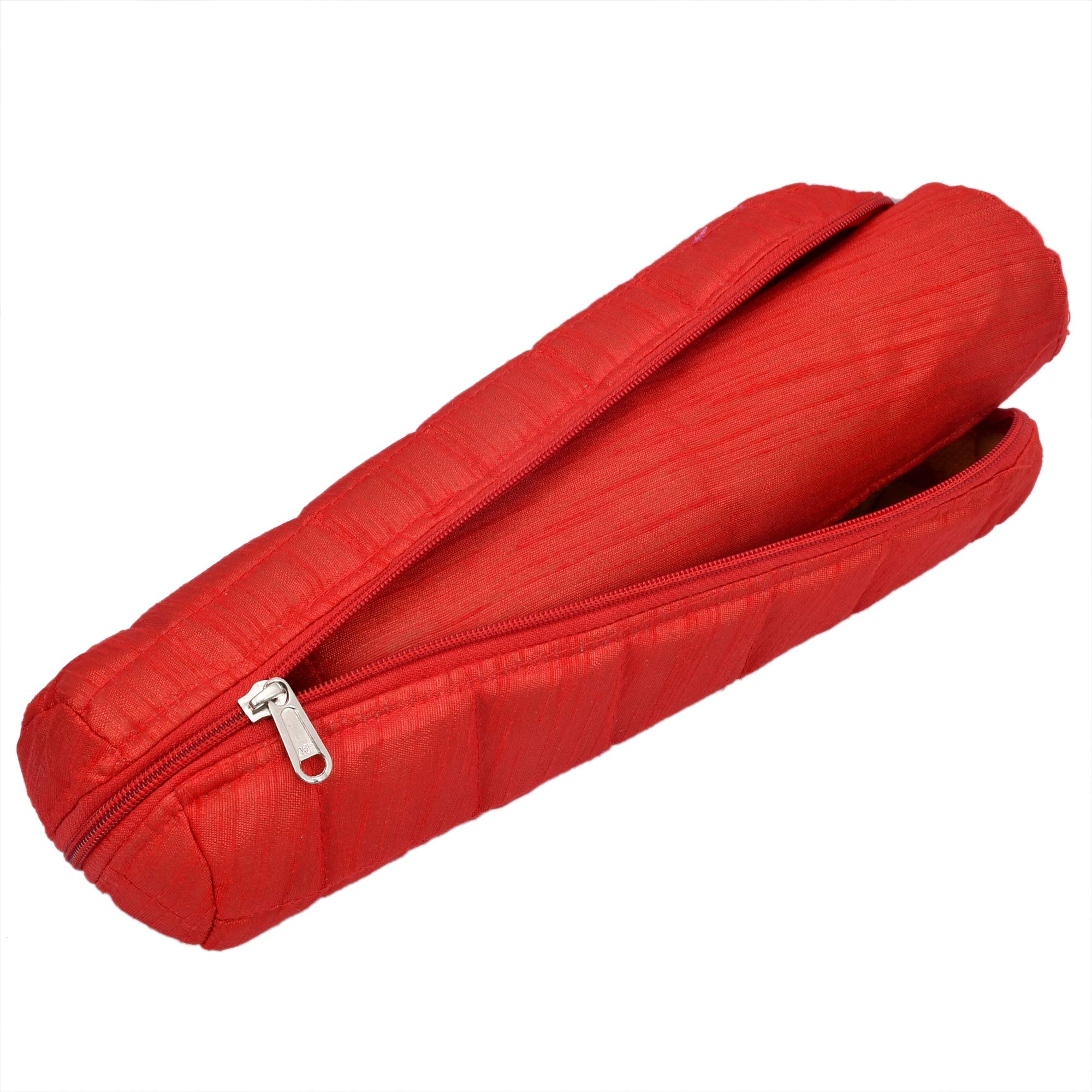 Kuber Industries Cotton Watch Case, Bangle Box/Wrist Watch Holder/Watch Organizer/Bracelet Pouch Zip Top Watch Case With One Roll (Red)-Kubmart16099, Pack of 1 (B08VJ8BH7D) Amazon Price History, Amazon Price Tracker