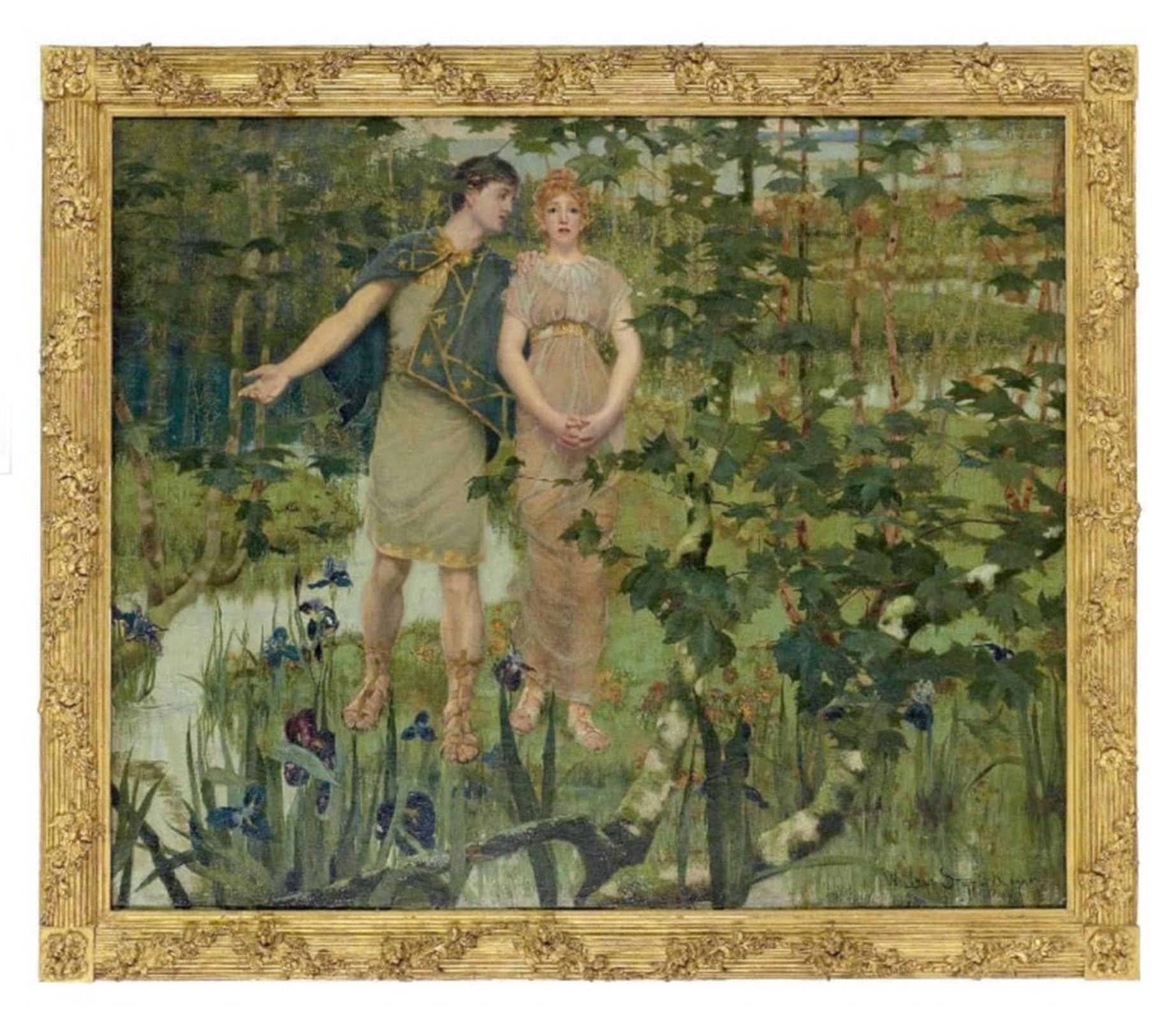 POSTERIIk Famous Print Pop Art Wall Art Graffiti the Happy Valley by William Stott Art Prints for Home Decor 60x90cm